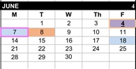 District School Academic Calendar for Marysville High for June 2027