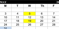 District School Academic Calendar for Marysville High for May 2027