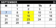 District School Academic Calendar for Marysville High for September 2026