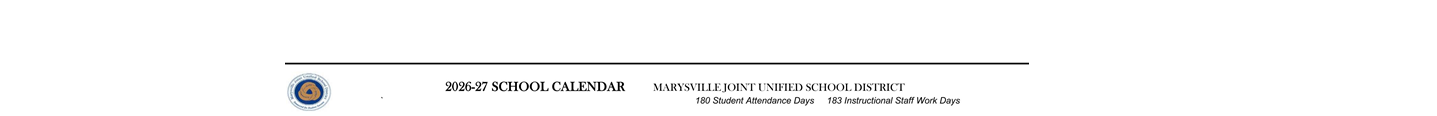 District School Academic Calendar for Marysville High