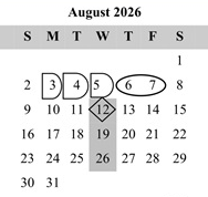 District School Academic Calendar for Givens (ada) Elementary for August 2026