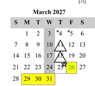 District School Academic Calendar for Givens (ada) Elementary for March 2027