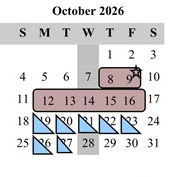District School Academic Calendar for Givens (ada) Elementary for October 2026