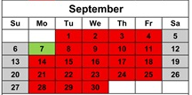District School Academic Calendar for Bluefield Intermediate for September 2026