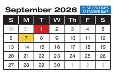 District School Academic Calendar for Forest Home Elementary for September 2026