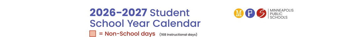 District School Academic Calendar for Minneapolis On Line Learning