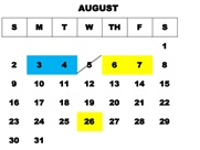 District School Academic Calendar for Montgomery Central High School for August 2026