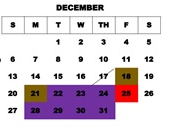 District School Academic Calendar for Montgomery Central High School for December 2026