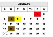 District School Academic Calendar for Montgomery Central High School for January 2027