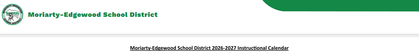 District School Academic Calendar for Route 66 Elementary