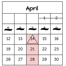 District School Academic Calendar for Friendly Hills Elementary for April 2027