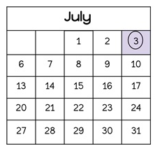 District School Academic Calendar for Friendly Hills Elementary for July 2026
