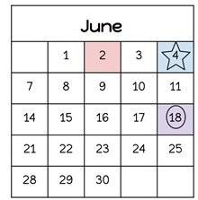 District School Academic Calendar for Friendly Hills Elementary for June 2027