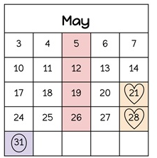 District School Academic Calendar for Friendly Hills Elementary for May 2027