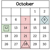 District School Academic Calendar for Friendly Hills Elementary for October 2026
