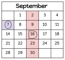 District School Academic Calendar for Friendly Hills Elementary for September 2026