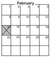District School Academic Calendar for Mounds View Bridges Program for February 2027