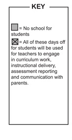 District School Academic Calendar Legend for Mounds View Bridges Program