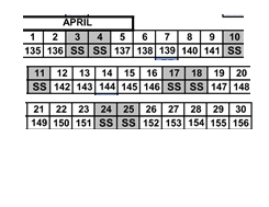 District School Academic Calendar for Antelope Hills Elementary for April 2027