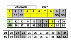 District School Academic Calendar for Antelope Hills Elementary for January 2027