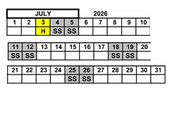 District School Academic Calendar for Antelope Hills Elementary for July 2026