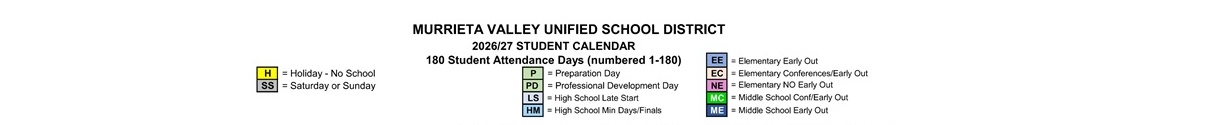District School Academic Calendar Key for Antelope Hills Elementary