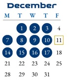 District School Academic Calendar for Centennial Elementary School for December 2026