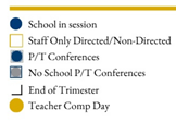 District School Academic Calendar Legend for Centennial Elementary School