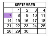 District School Academic Calendar for Napa Valley Alternative School for September 2026