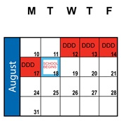 District School Academic Calendar for Springville High for August 2026