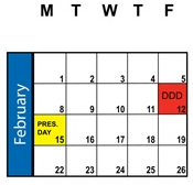 District School Academic Calendar for Springville High for February 2027