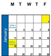 District School Academic Calendar for Springville High for January 2027