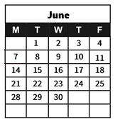 District School Academic Calendar for Emanuele (guy JR.) Elementary for June 2027