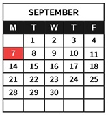 District School Academic Calendar for Emanuele (guy JR.) Elementary for September 2026