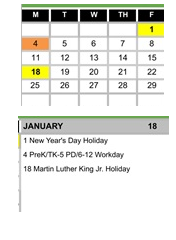 District School Academic Calendar for Bridgepoint High (CONT.) for January 2027