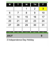 District School Academic Calendar for Bridgepoint High (CONT.) for July 2026