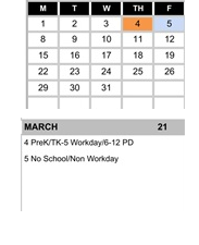 District School Academic Calendar for Bridgepoint High (CONT.) for March 2027