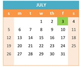 District School Academic Calendar for Newman-crows Landing Independent Study for July 2026