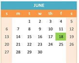 District School Academic Calendar for Newman-crows Landing Independent Study for June 2027