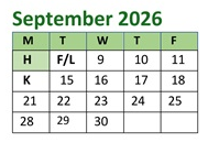 District School Academic Calendar for Spring Mountain Elementary School for September 2026