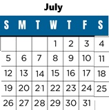 District School Academic Calendar for Canyon Park Jr High for July 2026