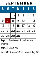 District School Academic Calendar for Canyon Park Jr High for September 2026