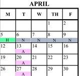 District School Academic Calendar for Christopher Elementary for April 2027