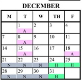 District School Academic Calendar for Christopher Elementary for December 2026