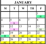 District School Academic Calendar for Christopher Elementary for January 2027