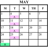 District School Academic Calendar for Christopher Elementary for May 2027