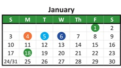 District School Academic Calendar for Lighthouse Community Charter for January 2027
