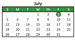 District School Academic Calendar for Lighthouse Community Charter for July 2026