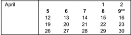 District School Academic Calendar for Pacific View Charter for April 2027