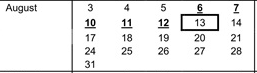 District School Academic Calendar for Pacific View Charter for August 2026